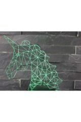 Unicorn At 3d Lamba Usb Ve Pilli 7 Renk Değiştiren Led Işık