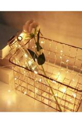 Yılbaşı Dekor Süsleme 10 metre Pilli Peri Led Işık Sarı