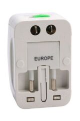 Fiş Piriz Çevirici 2 Adet Adaptör Avrupa Amarika Universal Çoklu Priz 2 Adet
