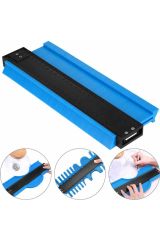 Şablon Şekil Tarağı Kontur Ölçüm Cetveli Büyük Boy Ahşap Fayans Şekillendirme Kalıbı 25 Cm