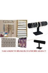 2li Takı Ve Bileklik Askısı Kolye Organizer Bilezik Standı Askılık