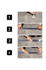 Yapışkanlı Folyo Bant 5 Metre*10 Cm Su Geçirmez Çatı Boru Duvar Çatlak Onarıcı Bant