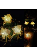 Çam Ağacı Şeklinde Işık Zinciri Metal Örgülü Pilli Çam Ağacı Işık Zinciri