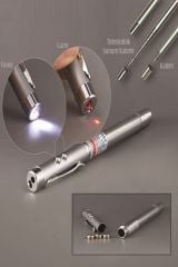 Lazer Işıklı Teleskopik Uzayabilen Sunum Yapma Kalemi Çubuğu