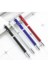 Lazer Işıklı Teleskopik Uzayabilen Sunum Yapma Kalemi Çubuğu Kırmızı