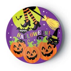 Happy Halloween 8'li Tabak ve Bardak Kağıt Karton Kullan At