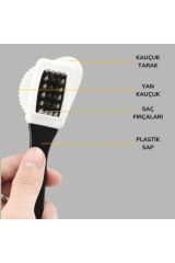 2 Adet Süet Nubuk Çizme Bot Ayakkabı Temizleme Bakım Fırçası