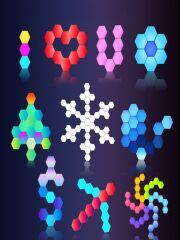 6'lı Dokunmatik & Uzaktan Kumandalı 16 Renk 4 Mod Kablosuz Pilli Spot Aydınlatma