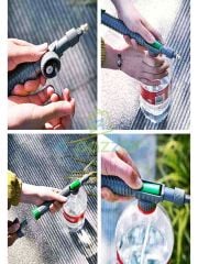 2 Fonksiyonlu Universal Pet Şişe Uyumlu Basınçlı Su Püskürtme Manuel Pompa Aparatı