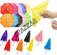 3 Adet Ufak Dekorasyon Şemsiyesi - Konsept Parti Süs Şemsiyesi