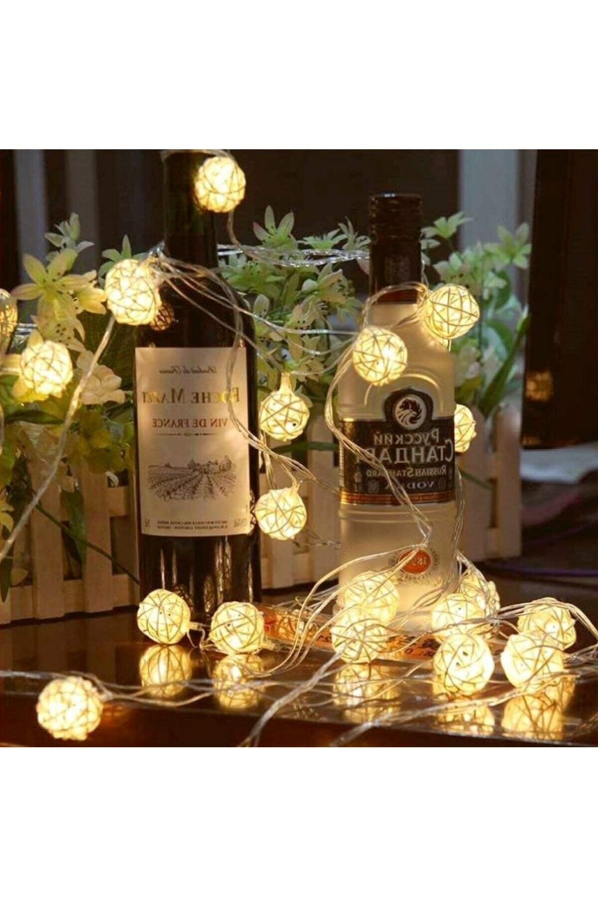 Dekoratif Görünümlü Rattan Model Süs Led Şerit Aydınlatma