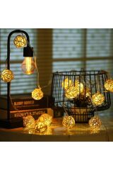 Dekoratif Görünümlü Rattan Model Süs Led Şerit Aydınlatma