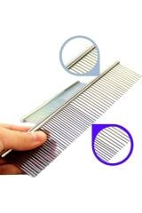 2 Adet Parlak Metal Köpek Tarağı Renkli Pet Köpek Pire Tımar Tarağı Köpek Tüyü Tarama 2 Adet