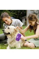 Evcil Hayvan Tarama Fırçası Otomatik Temizlenebilen Tuşlu Pratik Kedi Köpek Tüy Toplama Fırçası