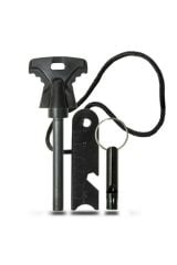 Kamp Çakmağı Magnezyum Çakmak Taşı Ateş Başlatıcı Kit Düdük Hediyeli