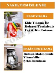 2 Adet Air Fryer Hava Fritözü Silikon Pişirme Kalıbı 20 Cm X 5 Cm Kırmızı